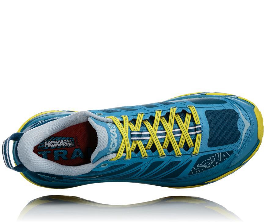 Hoka One One Trail Schoenen Heren - Mafate Speed 2 - Blauw - QN3647051